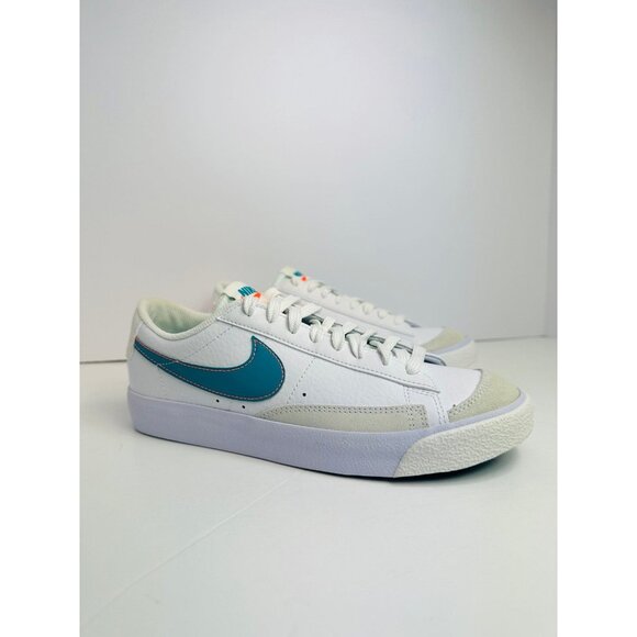 6.5Y Nike Blazer Low casual shoes ‘White Aquamarine’ DA4074 122 - Picture 3 of 7